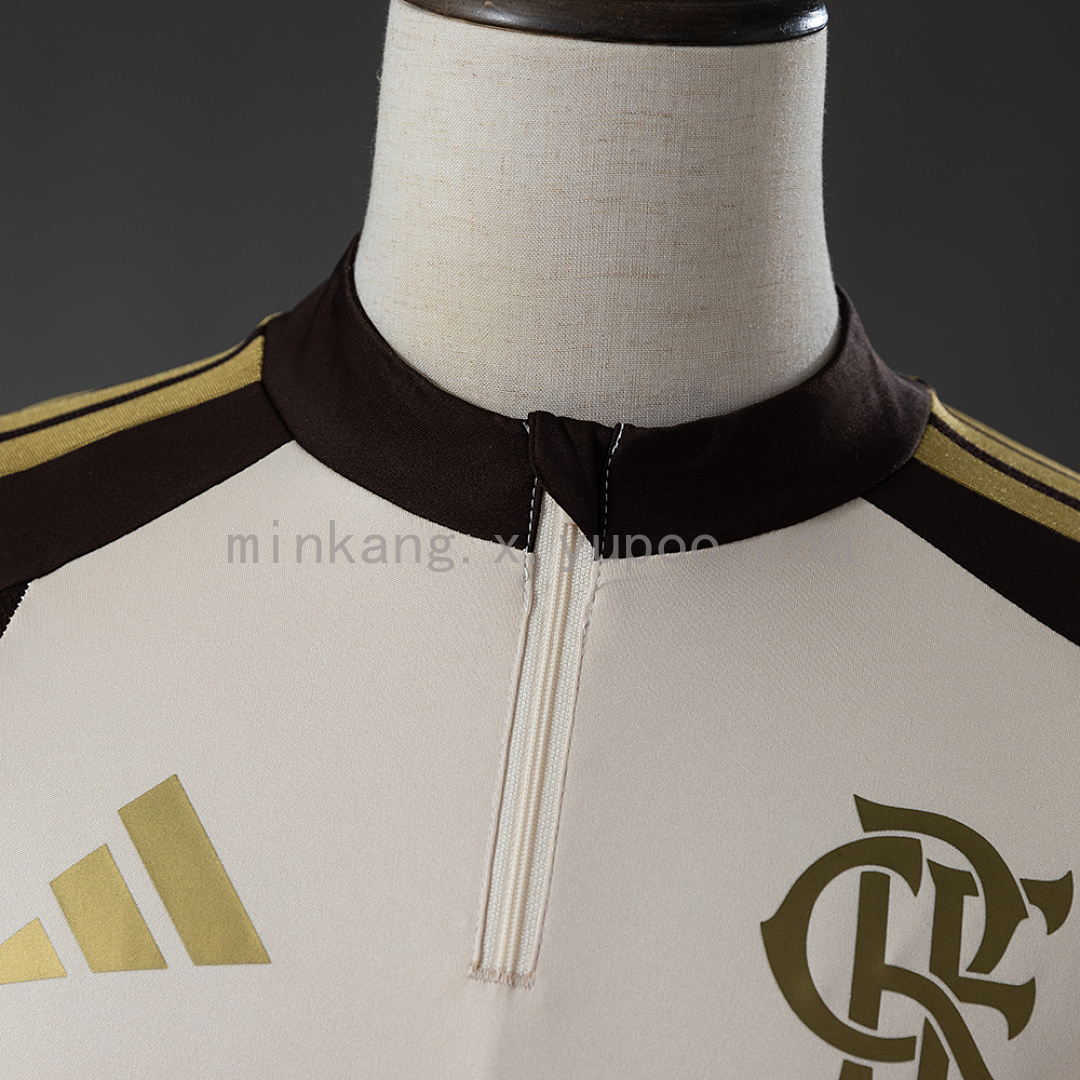 Flamengo 26/27 Long Sleeved Training uniform Apricot S-XXL 10