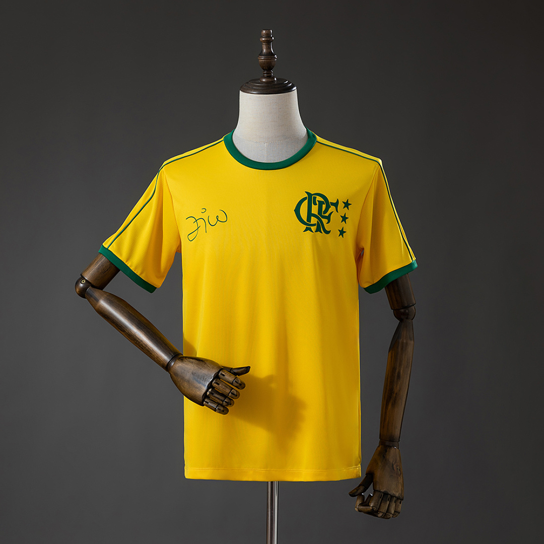 Flamengo 26/27 Zico Signature World Cup Version Yellow Jersey S-4XL 3