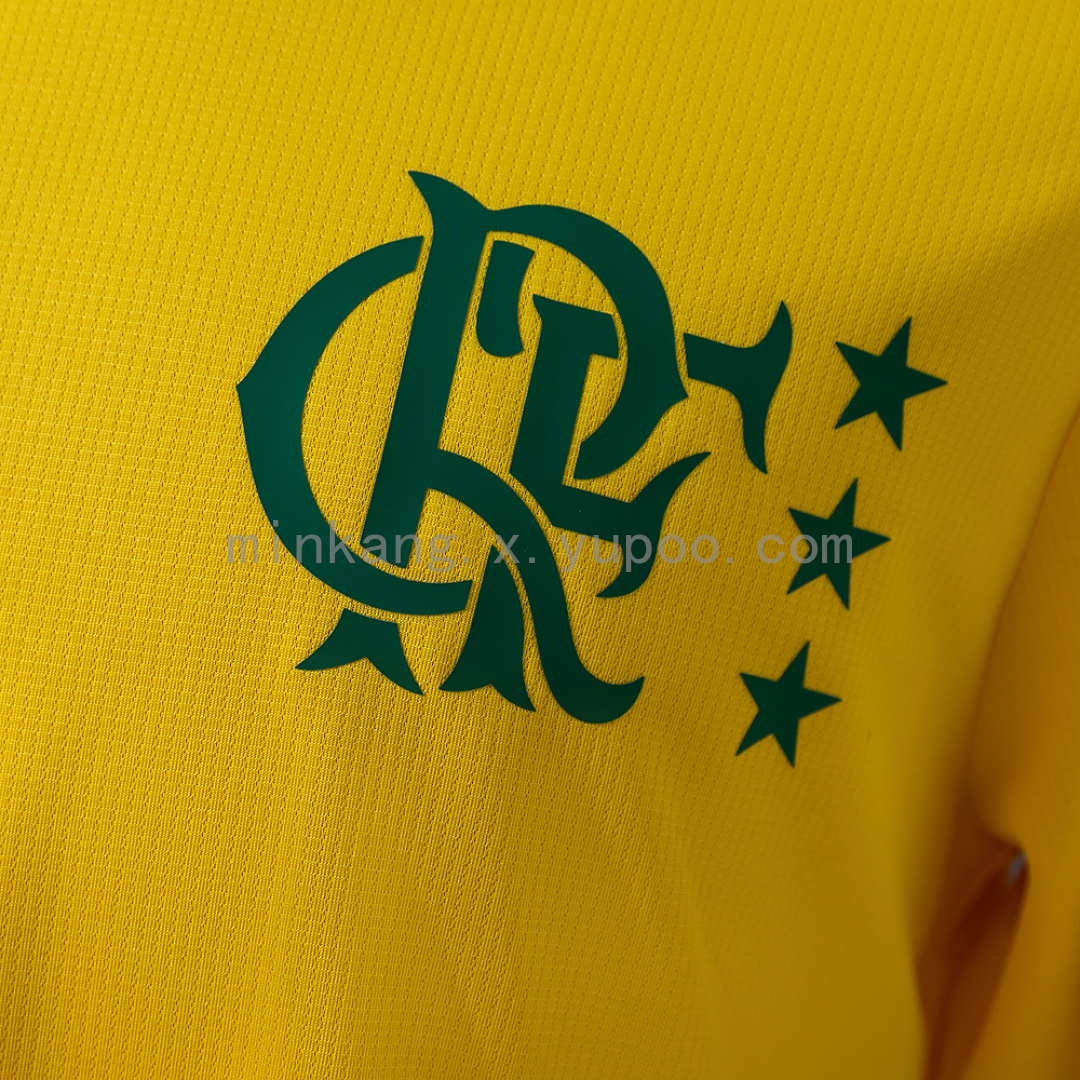 Flamengo 26/27 Zico Signature World Cup Version Yellow Jersey S-4XL 6