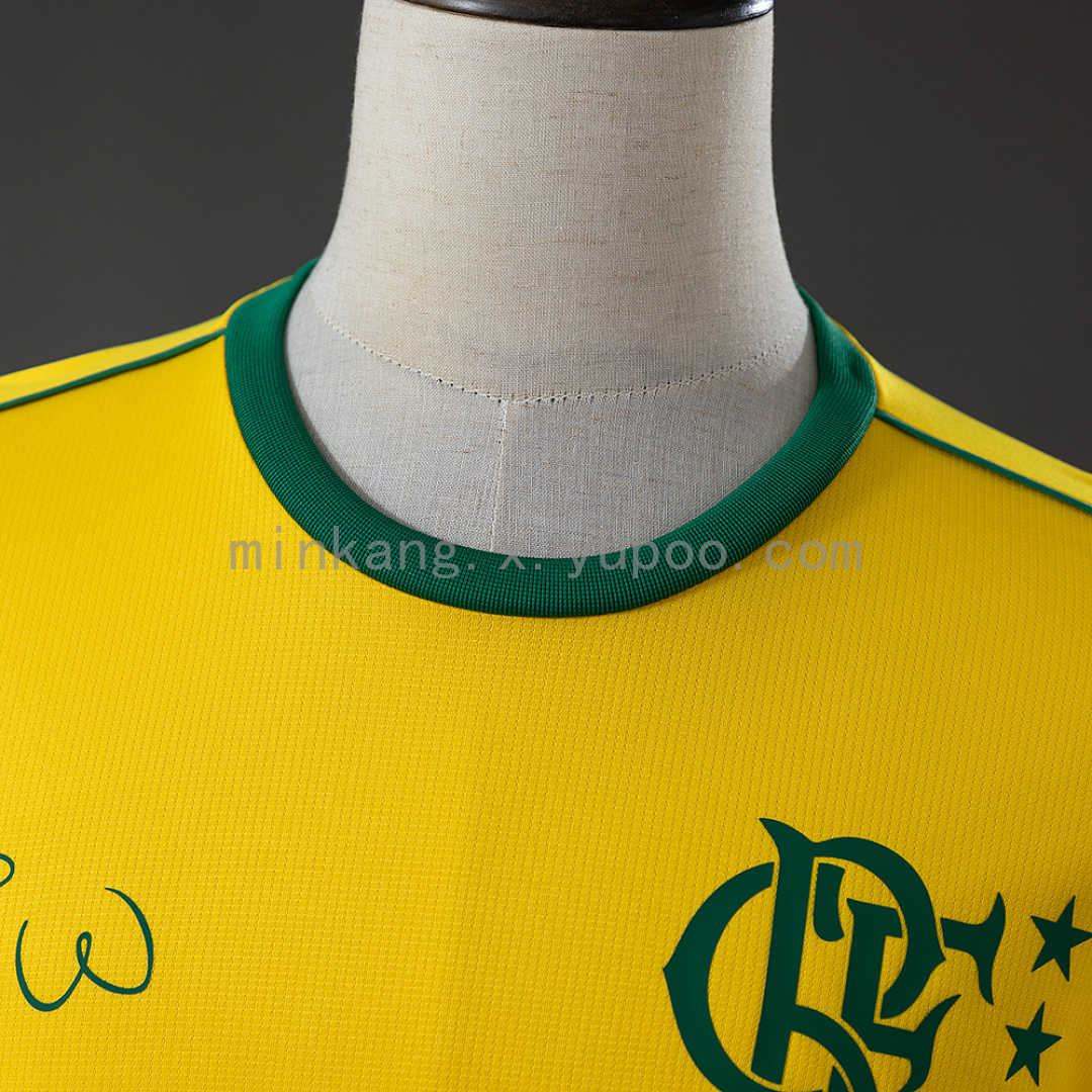Flamengo 26/27 Zico Signature World Cup Version Yellow Jersey S-4XL 7