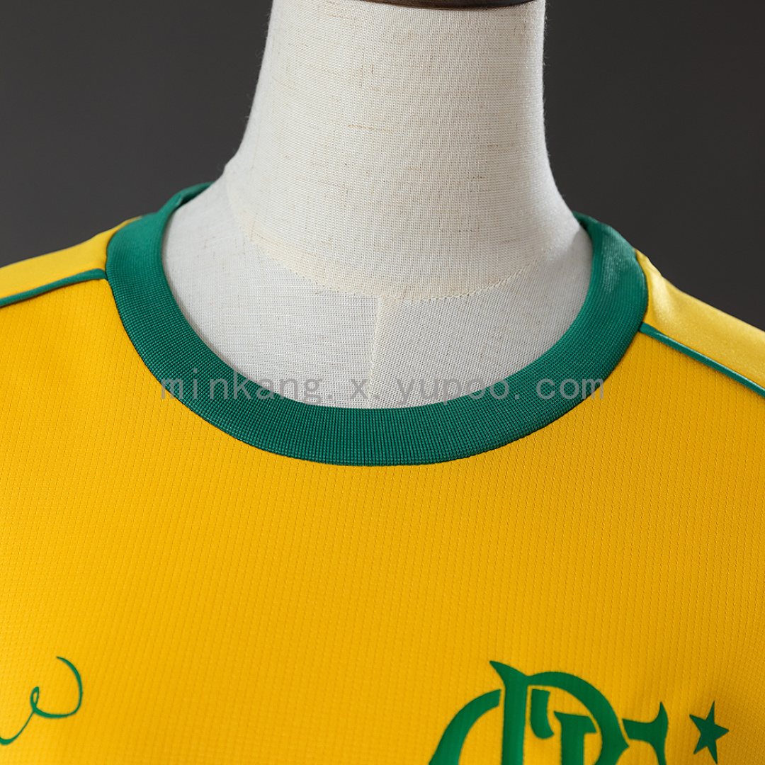 Flamengo 26/27 Zico Signature World Cup Version Yellow Womens Jersey S-XXL 6