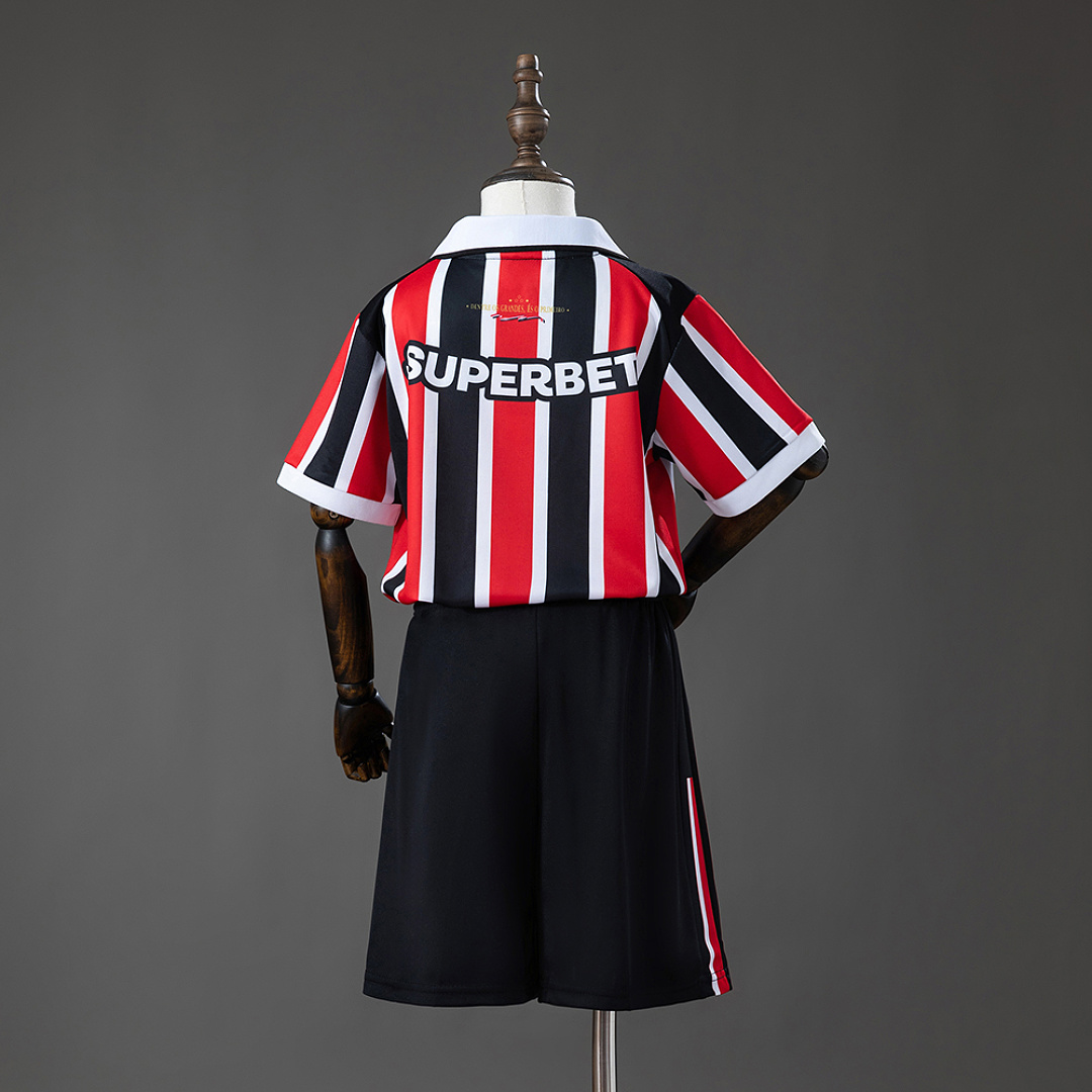 Sao Paulo 26/27 Away Kids Kit Jersey Size 16-28 2