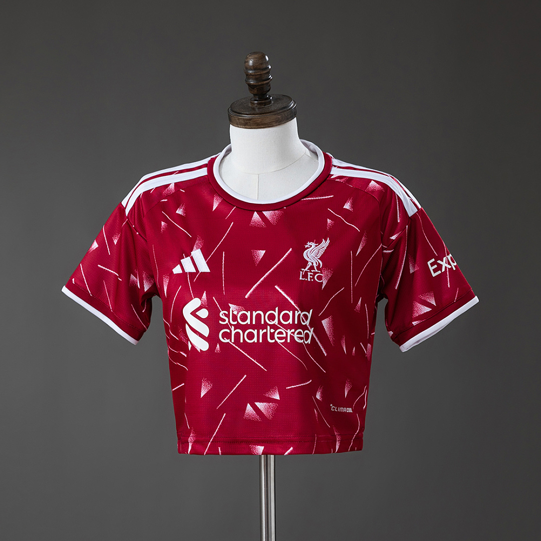 LFC 26/27 Home Womens Crop Jersey S-XXL