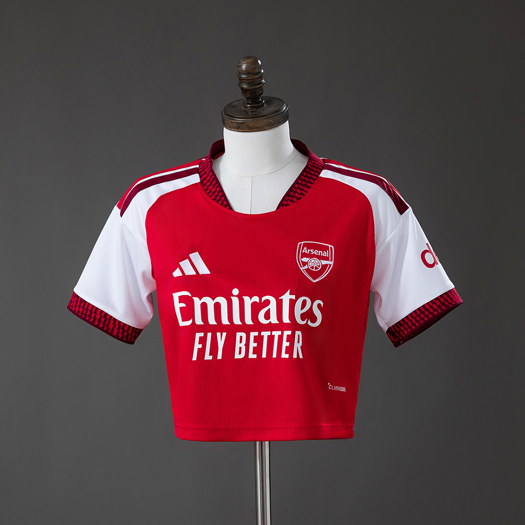 Arsenal 26/27 Home Match Women's Crop Jersey S-XXL