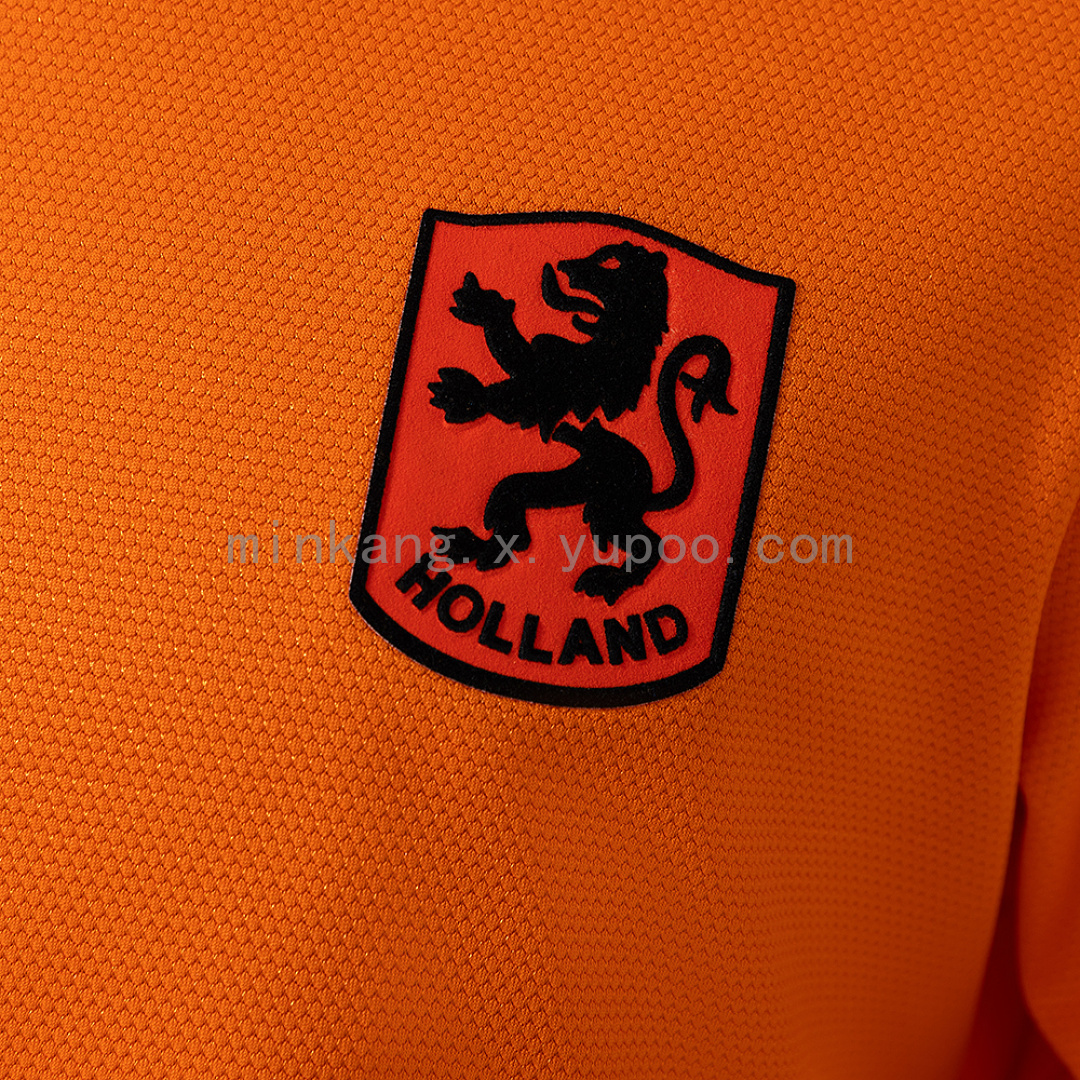 Netherlands 1980 Home Retro Long Sleeved Jersey S-XXL 5