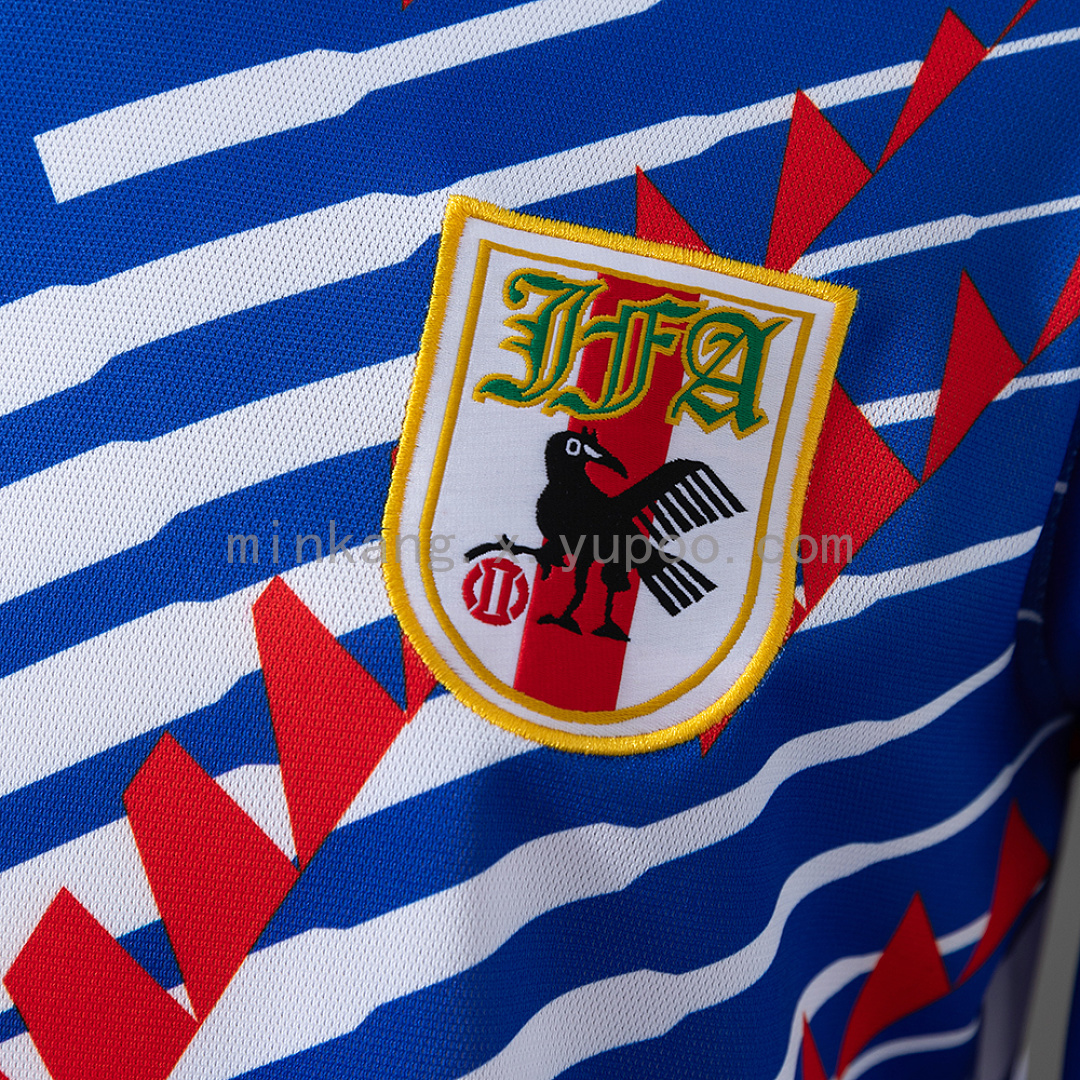 Japan 1993 Home Retro Long Sleeved Jersey S-XXL 6