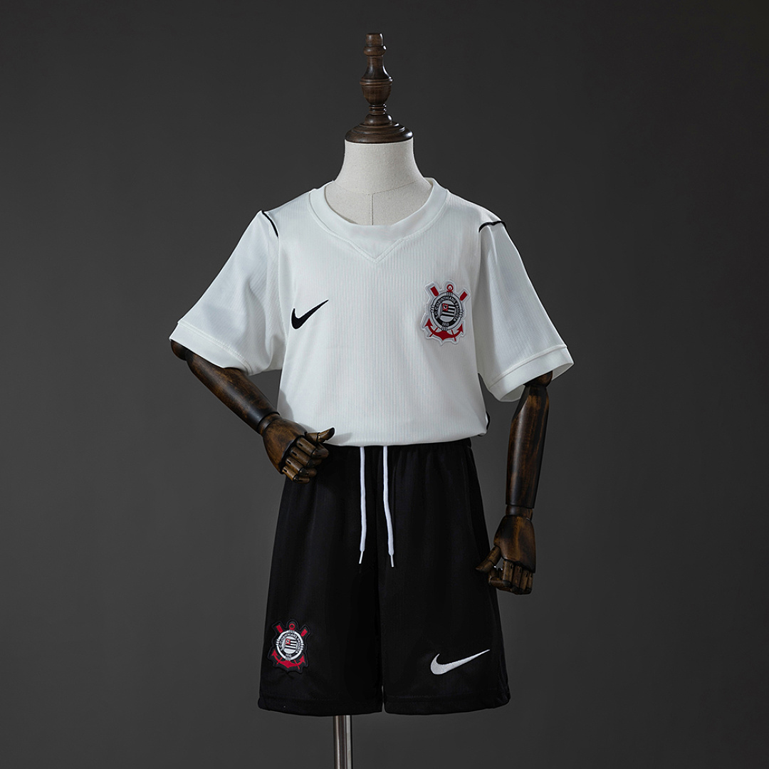 Corinthians 26/27 Home Kids Kit Jersey Size 16-28