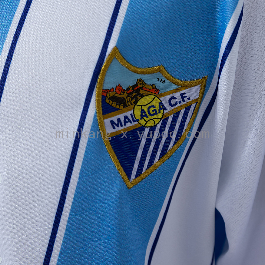 Malaga 26/27 Home Kids Kit Jersey Size 16-28 7
