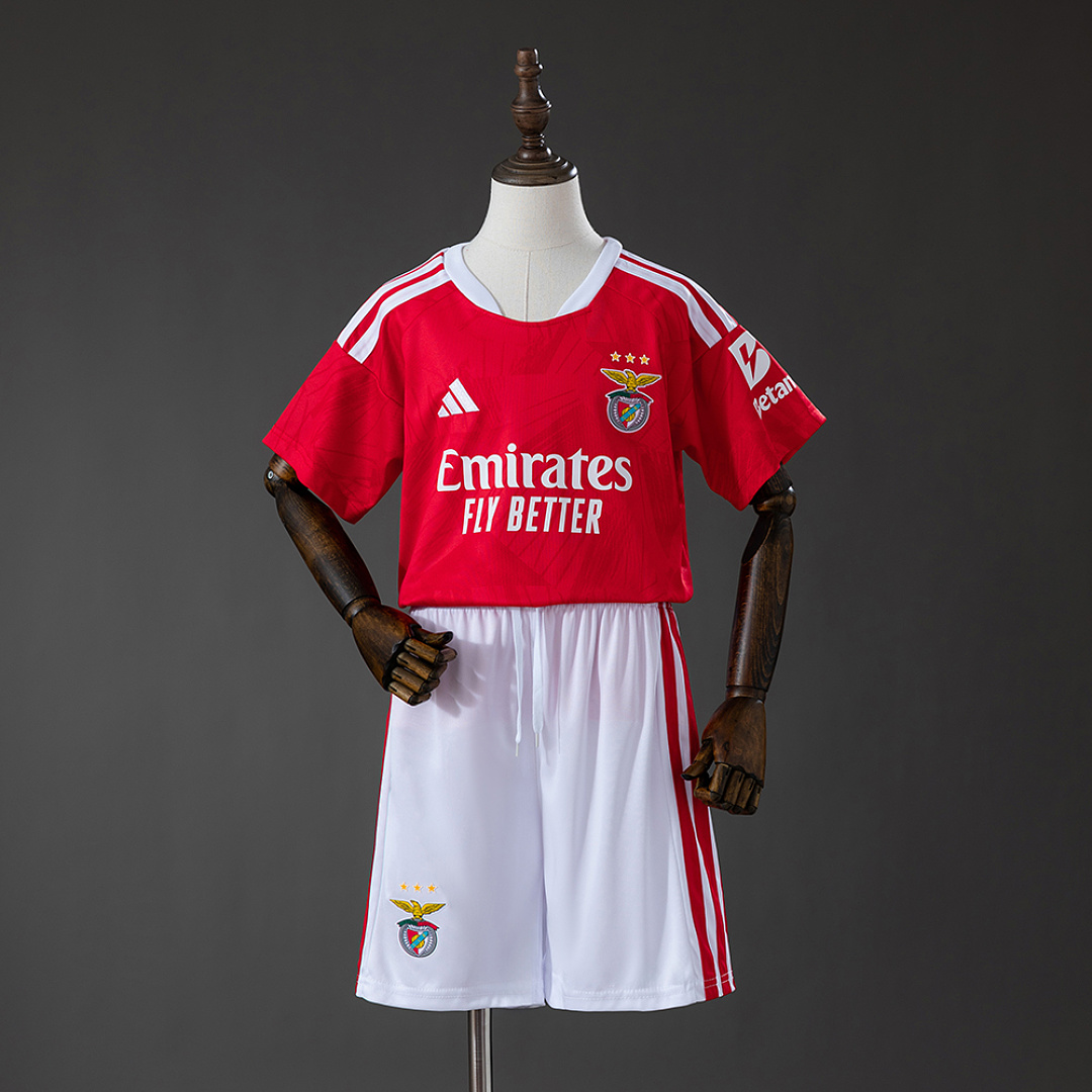 Benfica 26/27 Home Kids Kit Jersey Size 16-28
