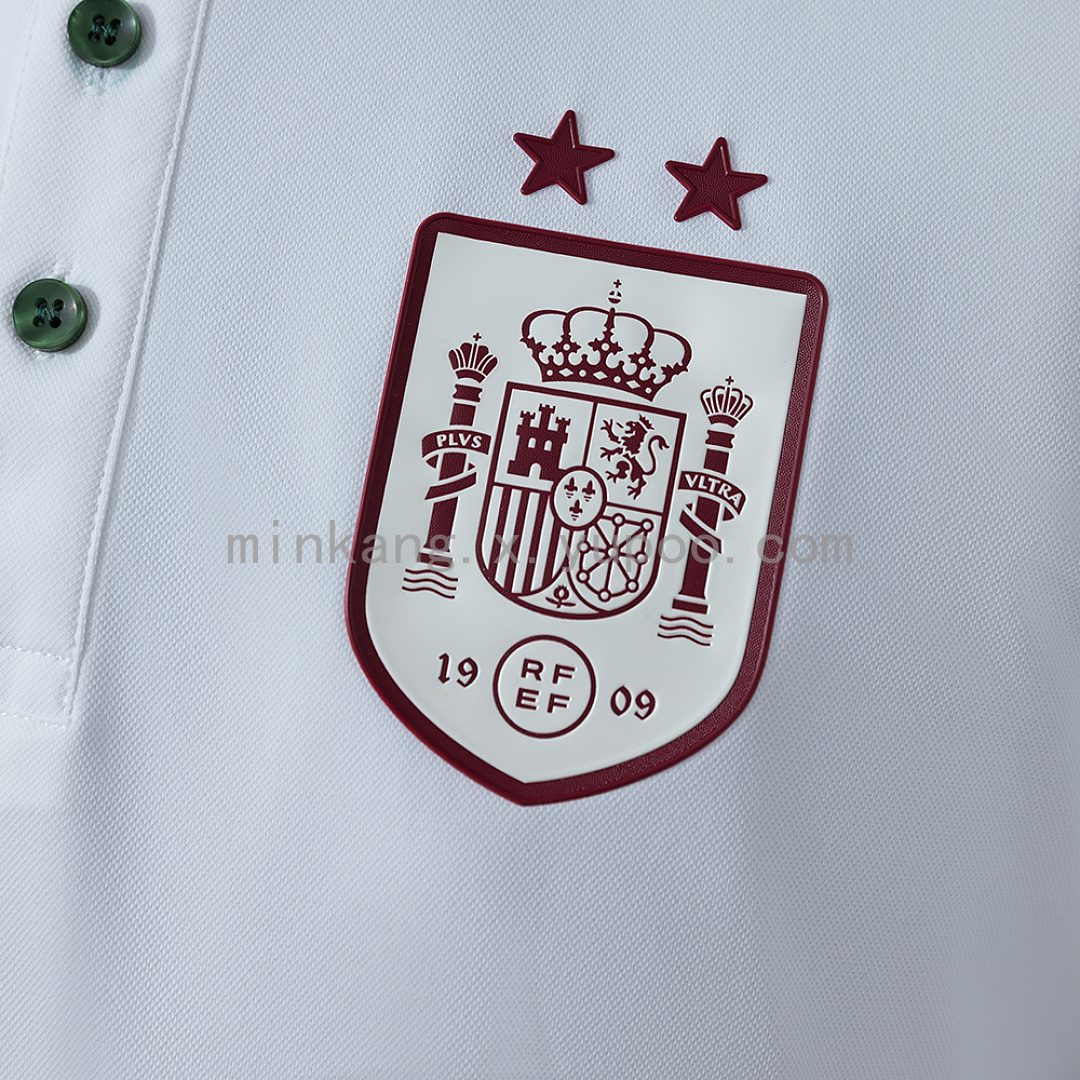 Spain 26/27 Polo White Jersey Jersey S-4XL 6