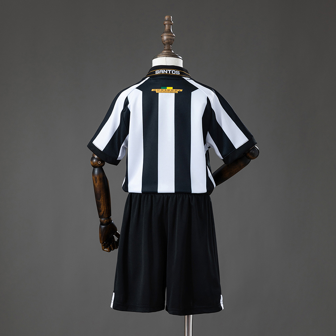 Santos 26/27 Away Kids Kit Jersey Size: 16-28 3