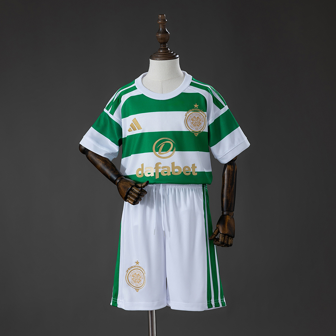Celtic 26/27 Home Kids Kit Jersey Size: 16-28 3