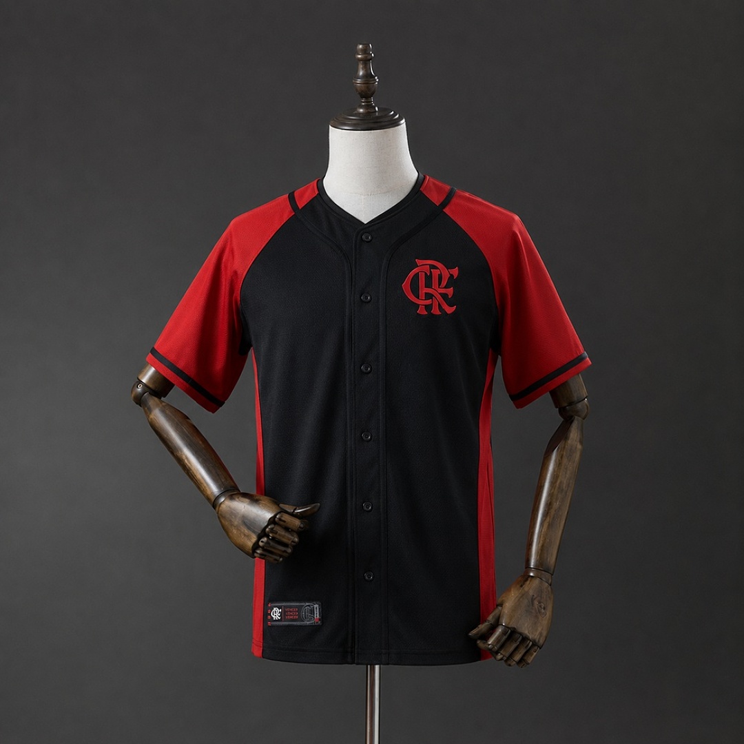 Flamengo 26/27 US Pack Full-Button Baseball Jersey S-4XL