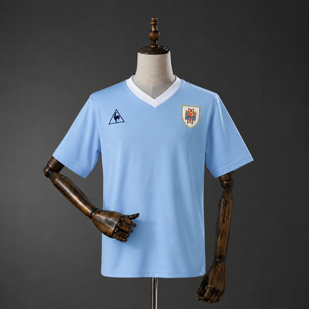 Uruguay 1986 Home Retro Jersey