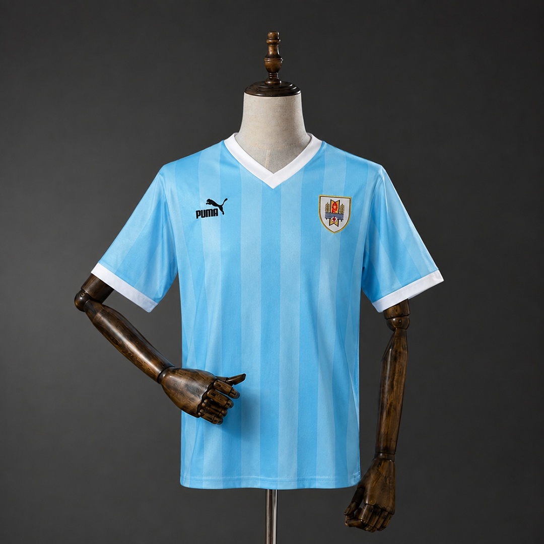 Uruguay 1990 Home Retro Jersey 2