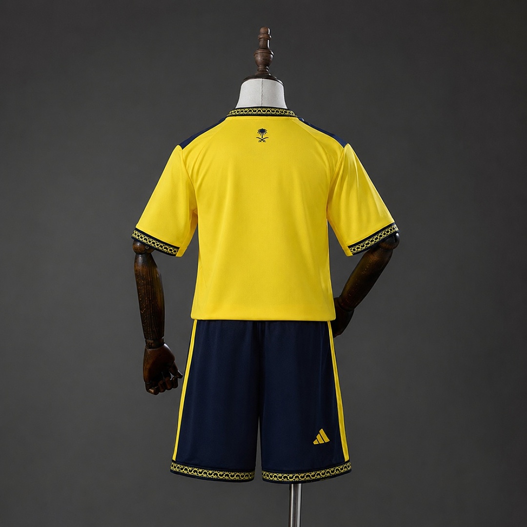 Al-Nassr 26/27 Home Kids kit Size 16-28 2
