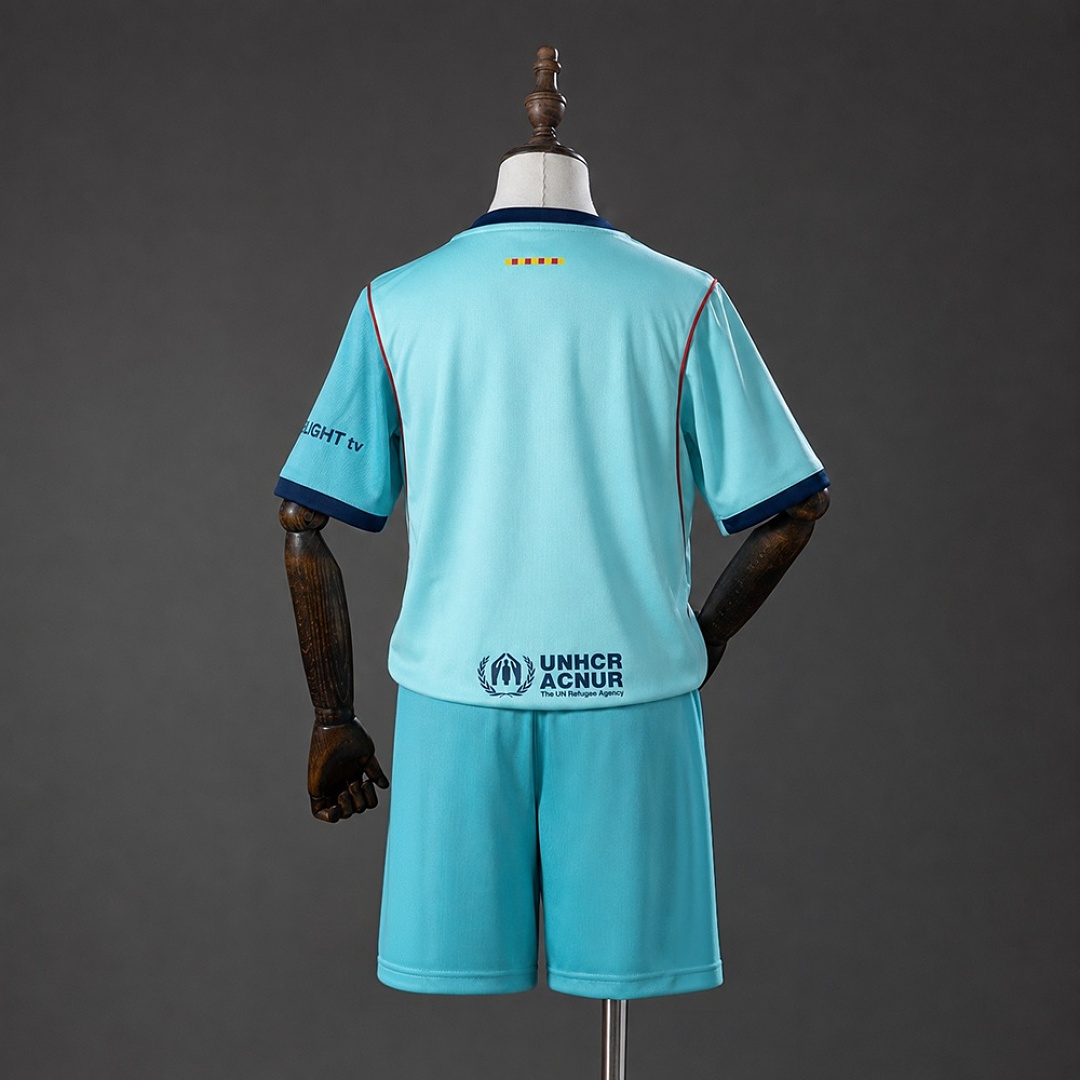 Barcelona 26/27 Third Kids kit Size 16-28 2