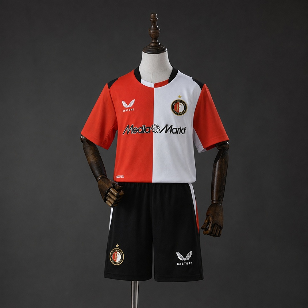 Feyenoord Rotterdam 26/27 Home Kids kit Size 16-28 2