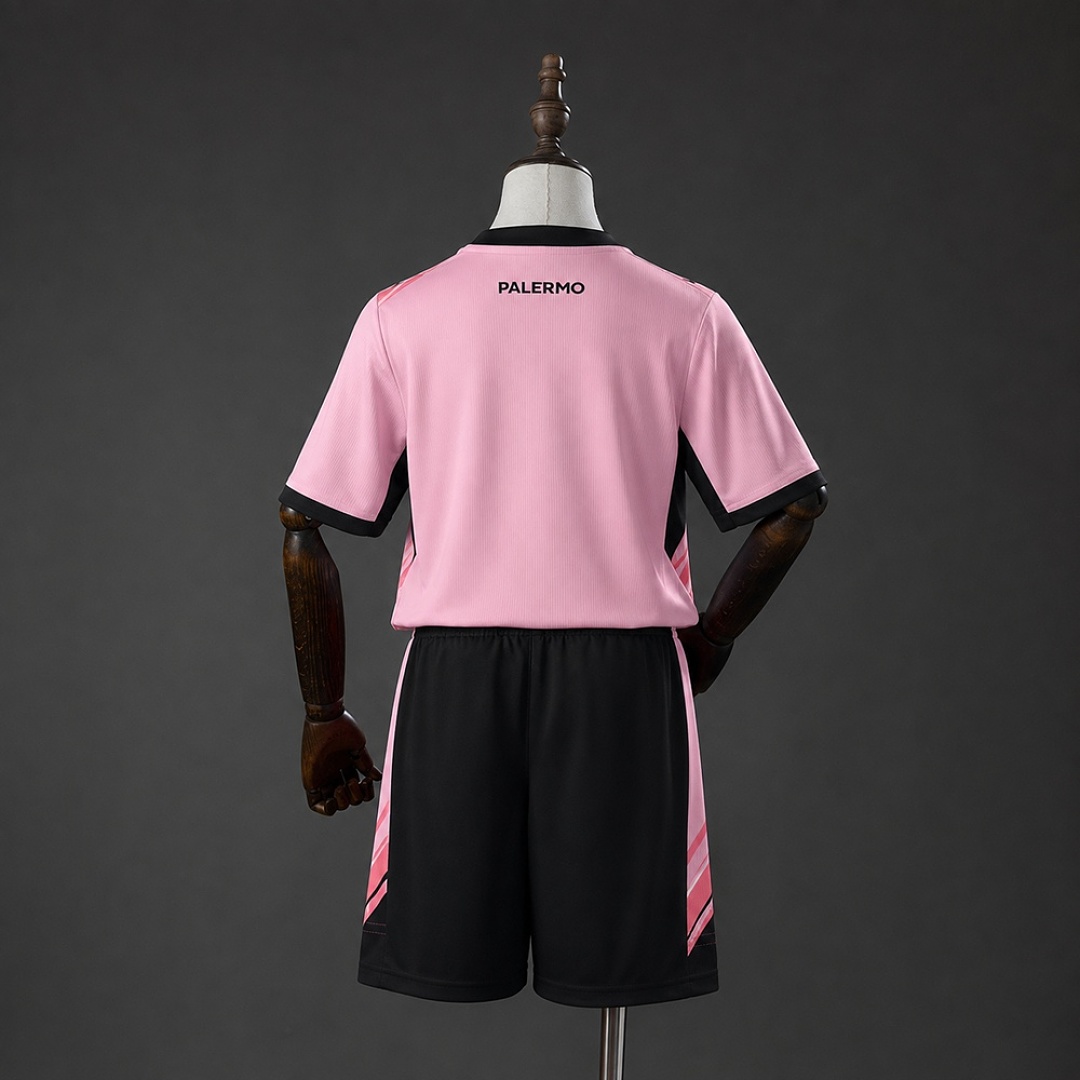 Palermo 26/27 Home Kids kit Jersey Size 16-28 3