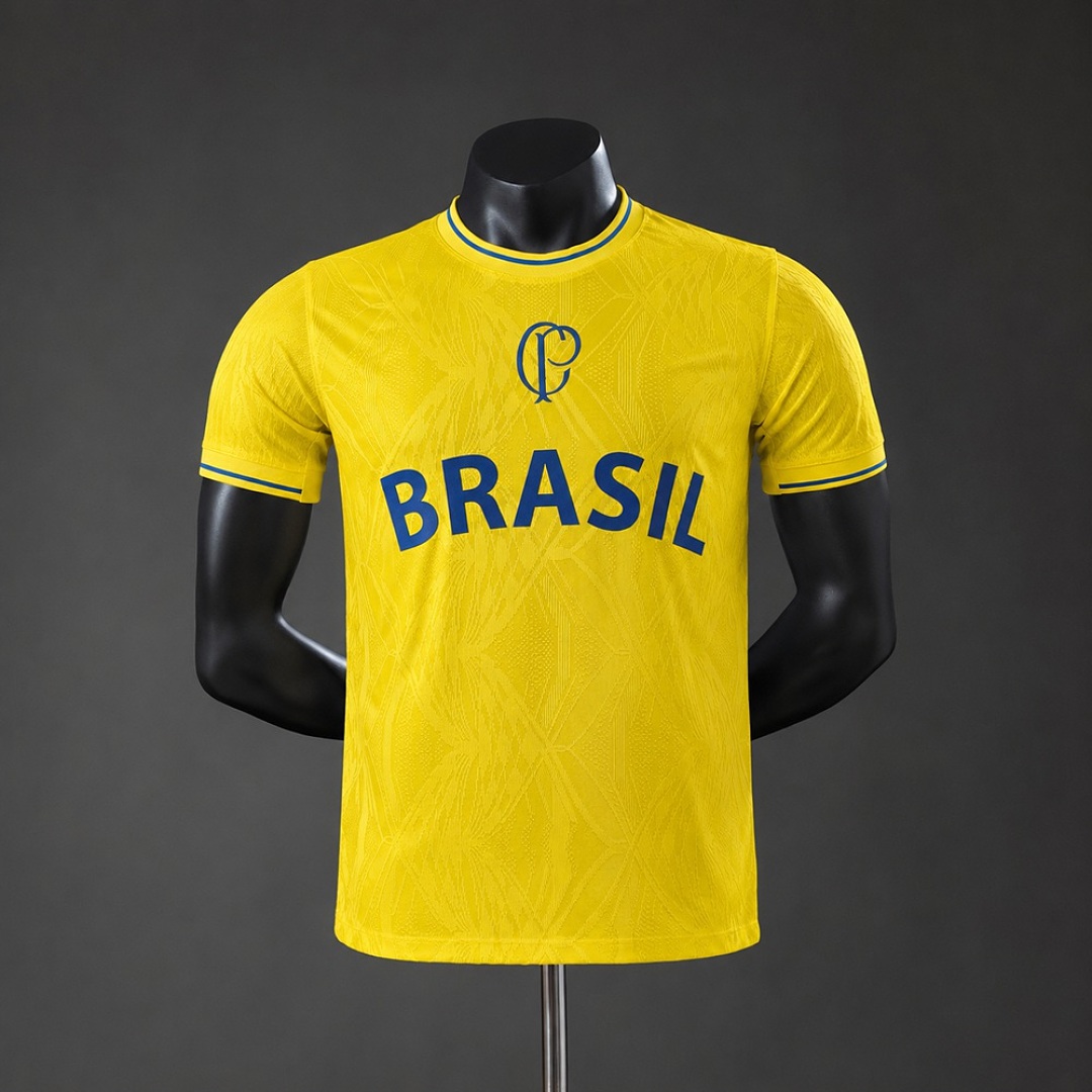 Corinthians 26/27 Special Edition Player Version Jersey - Yellow S-4XL 2