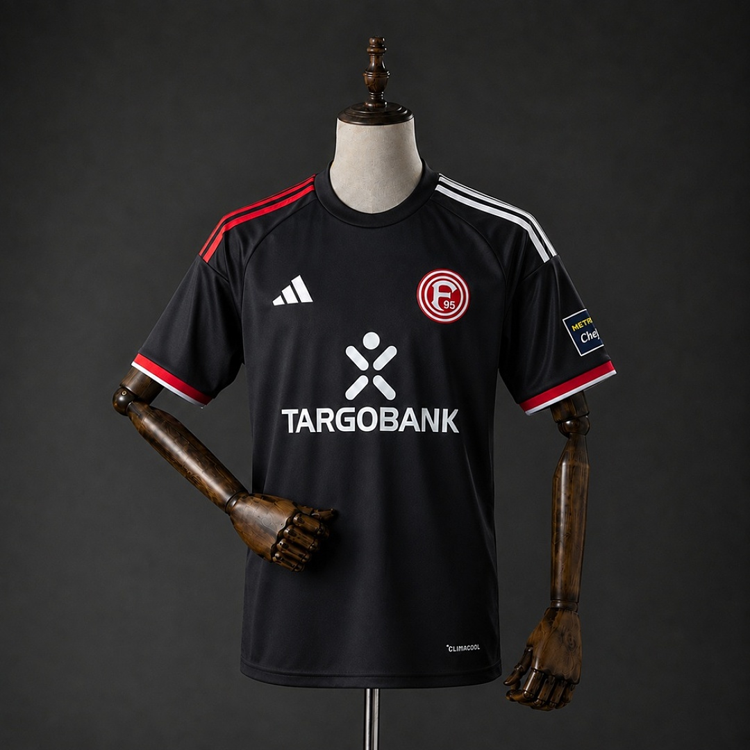 Fortuna Düsseldorf 26/27 Black Away jersey S-4XL