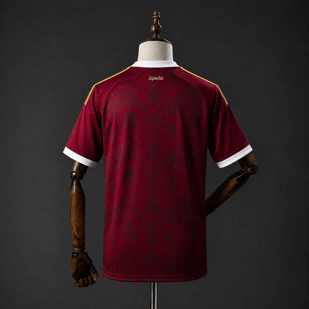 Spain 2026 Burgundy Champion Commemorative Jersey S-4XL 2