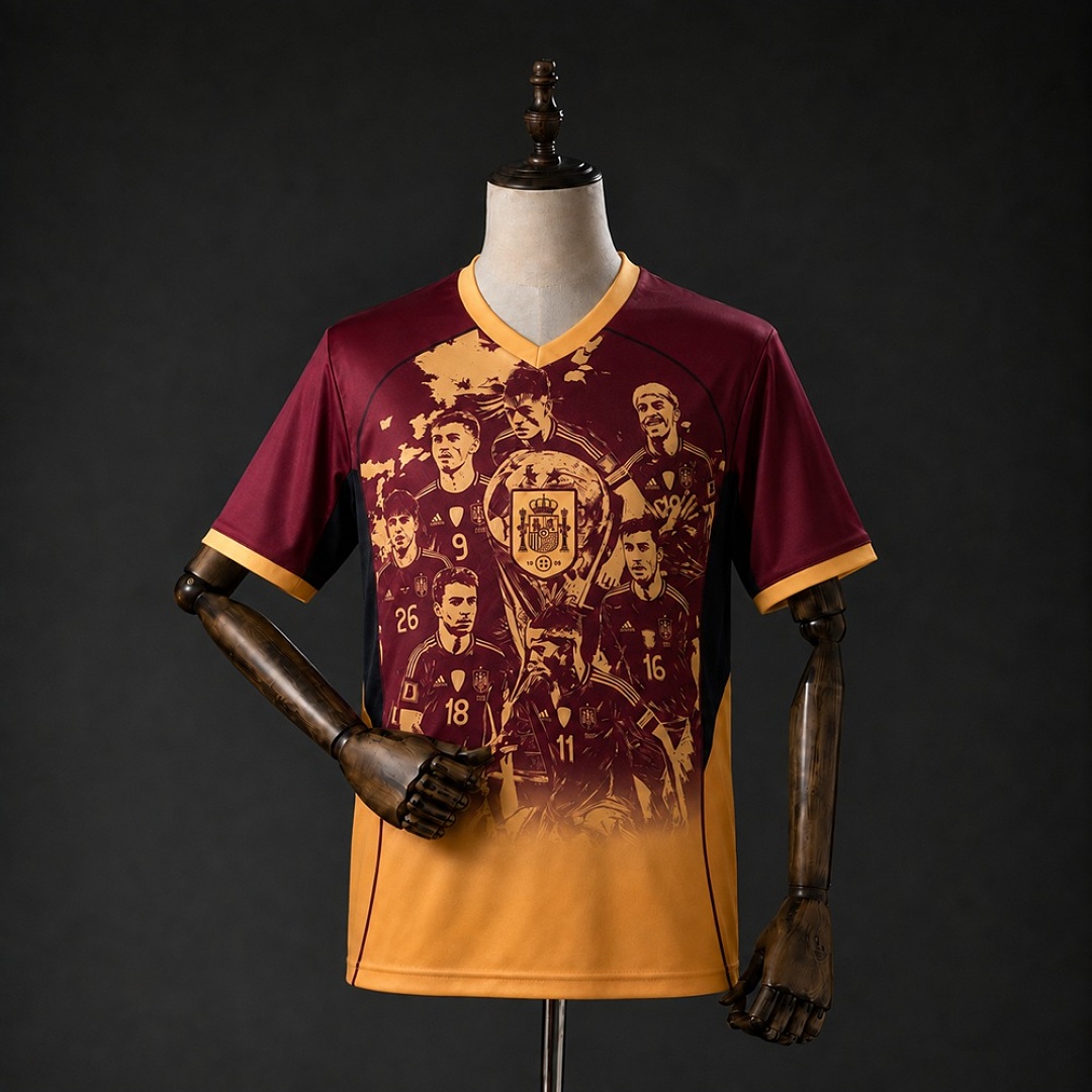 Spain 2026 Champions Commemorative Jersey S-4XL