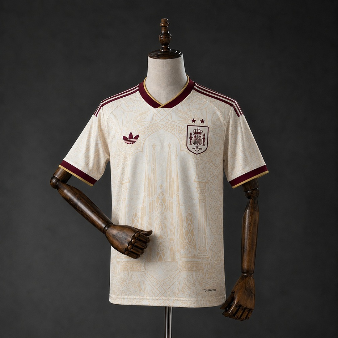 Spain 2026 White Champion Commemorative Jersey S-4XL 3