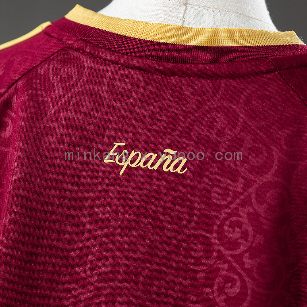 Spain 2026 2 Stars Special Edition Kids Kit - Maroon Size 16-28 8