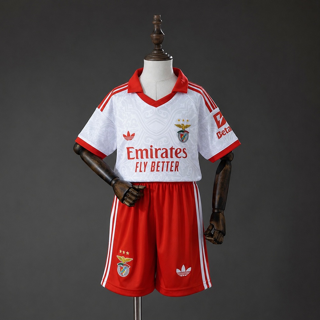 Benfica 26/27 Away Kids kit Size 16-28 3