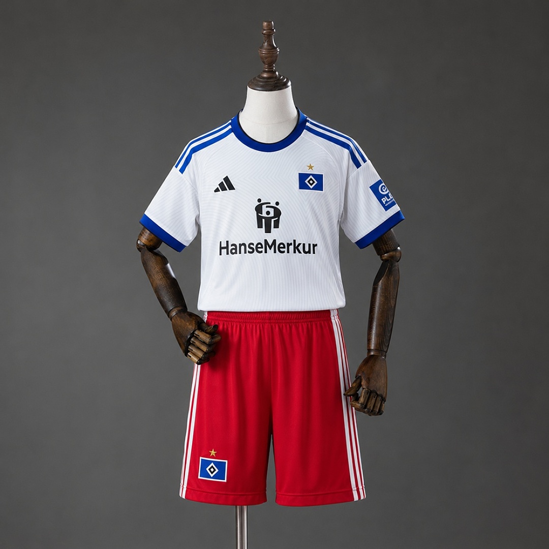 Hamburger SV 26/27 Home Kids Kit Size 16-28 3