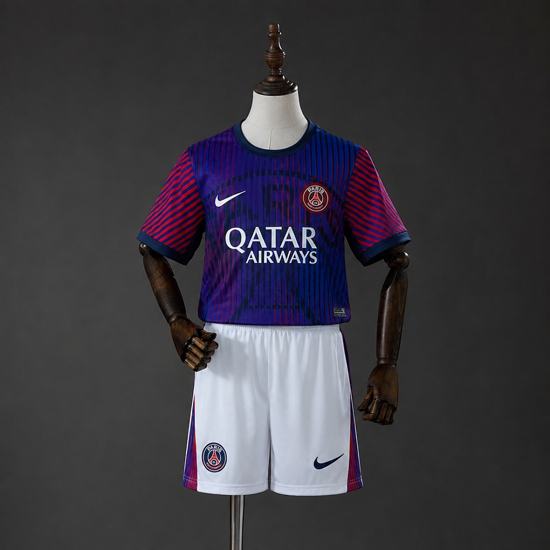 PSG 26/27 Pre Match Kids kit Size 16-28