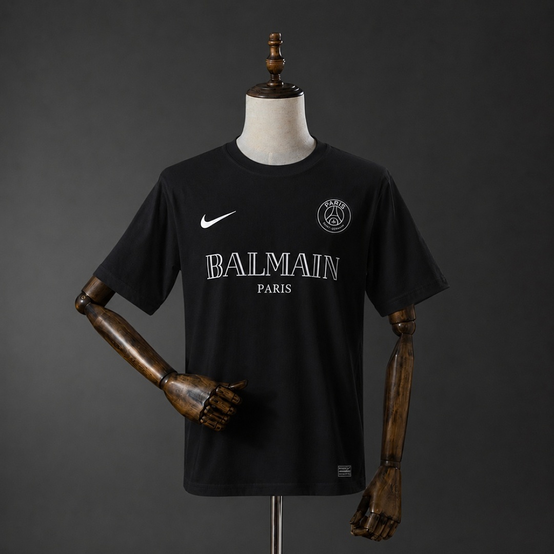 PSG X BALMAIN 2021 Retro Training Jersey Black S-XXL