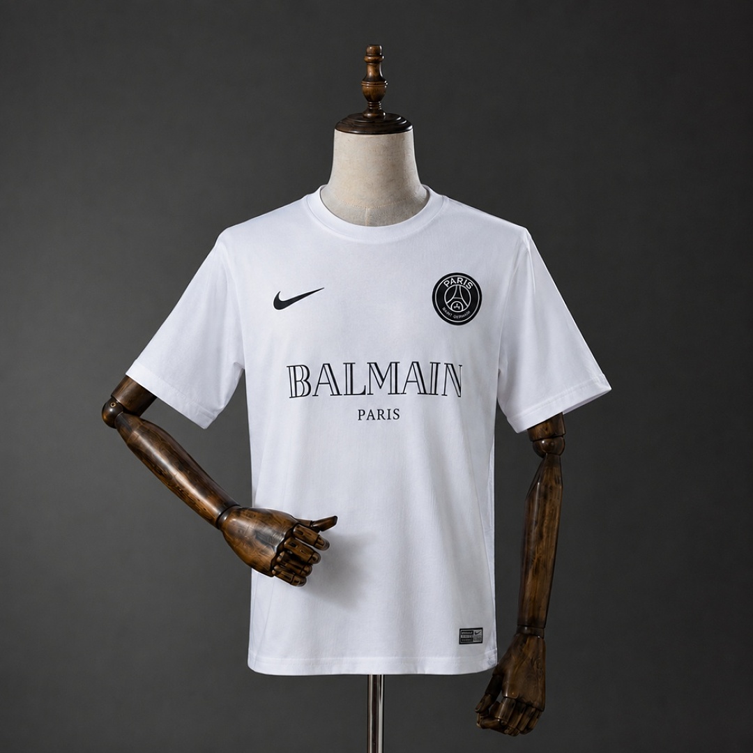 PSG X BALMAIN 2021 Retro Training Jersey White S-XXL