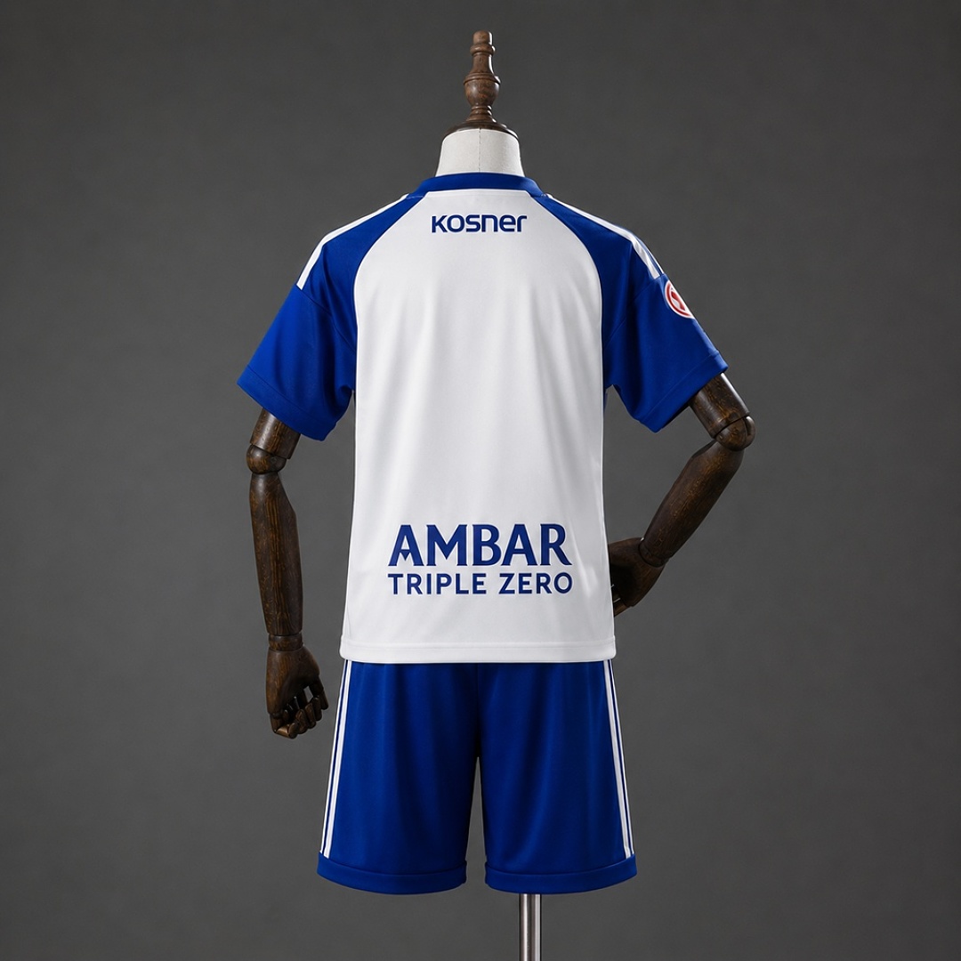 Real Zaragoza 26/27 Home Kids kit Size 16-28 2