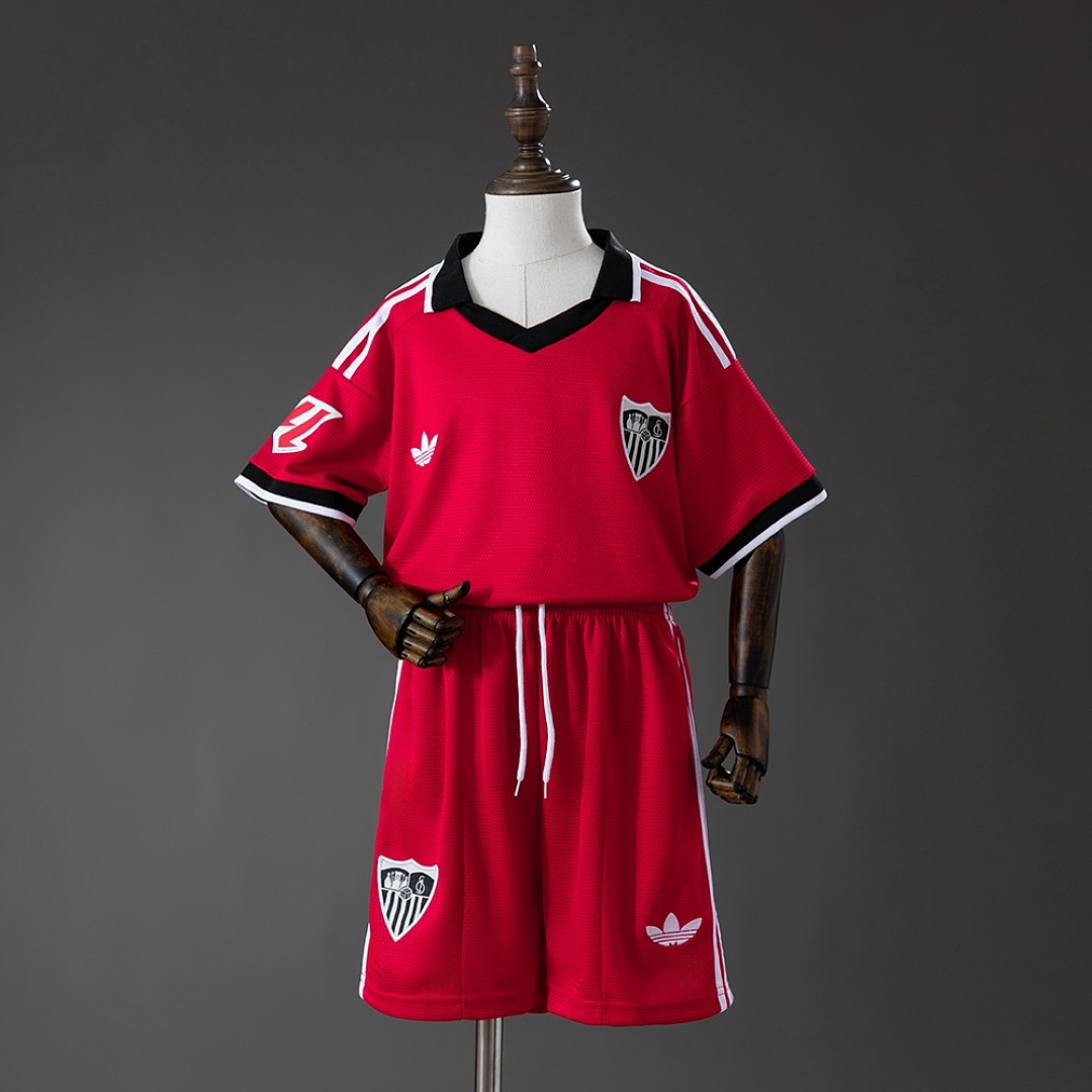 Sevilla 26/27 Away Kids Kit Size 16-28 12