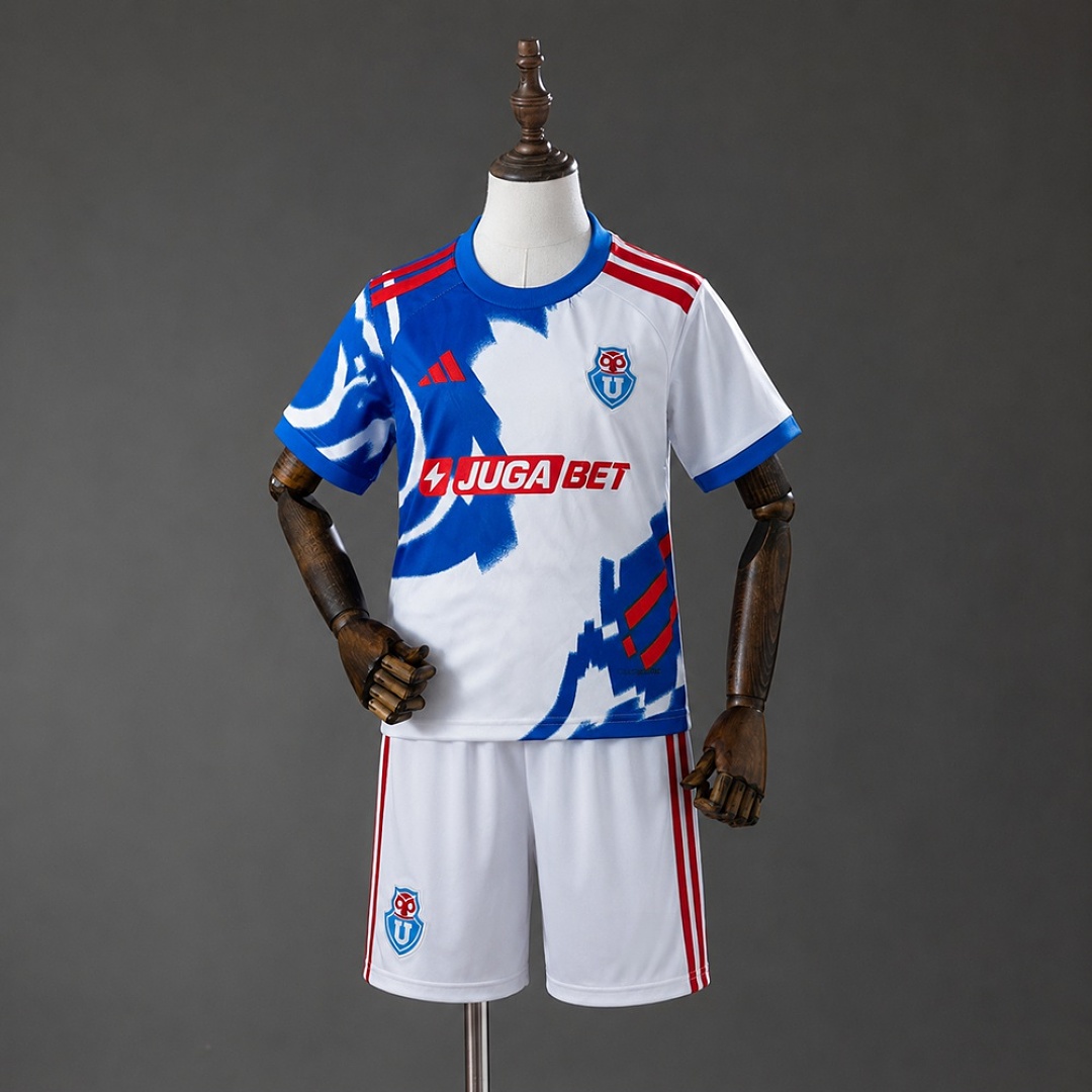 Universidad de Chile 26/27 Away Kids kit Size 16-28