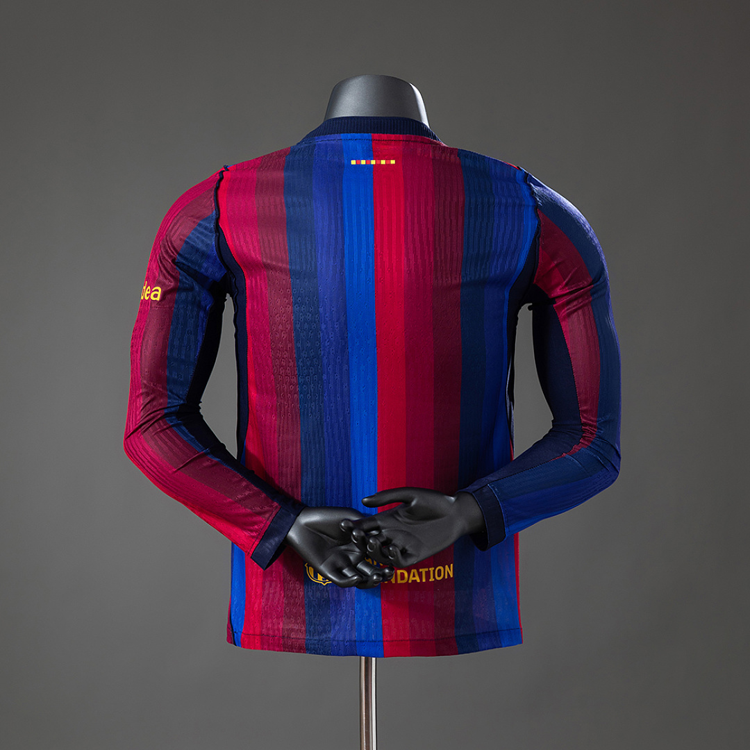 Barcelona 26/27 Home Player Version Long Sleeve Jersey S-4XL 2