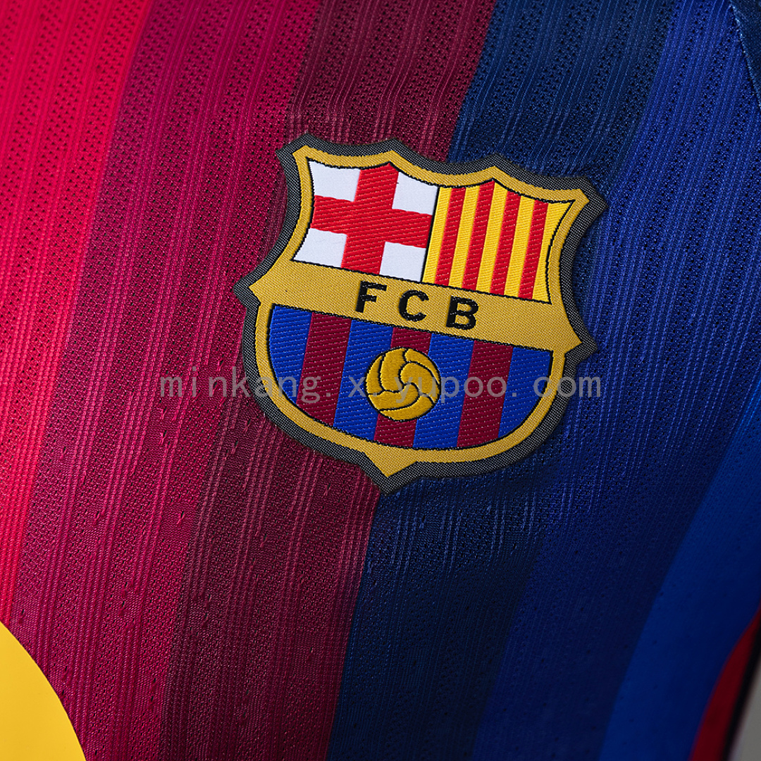Barcelona 26/27 Home Player Version Long Sleeve Jersey S-4XL 4