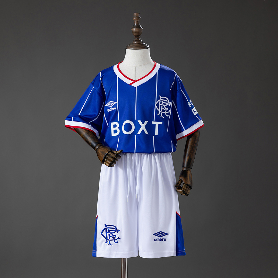 Rangers 26/27 Home Kids kit Size 16-28 3