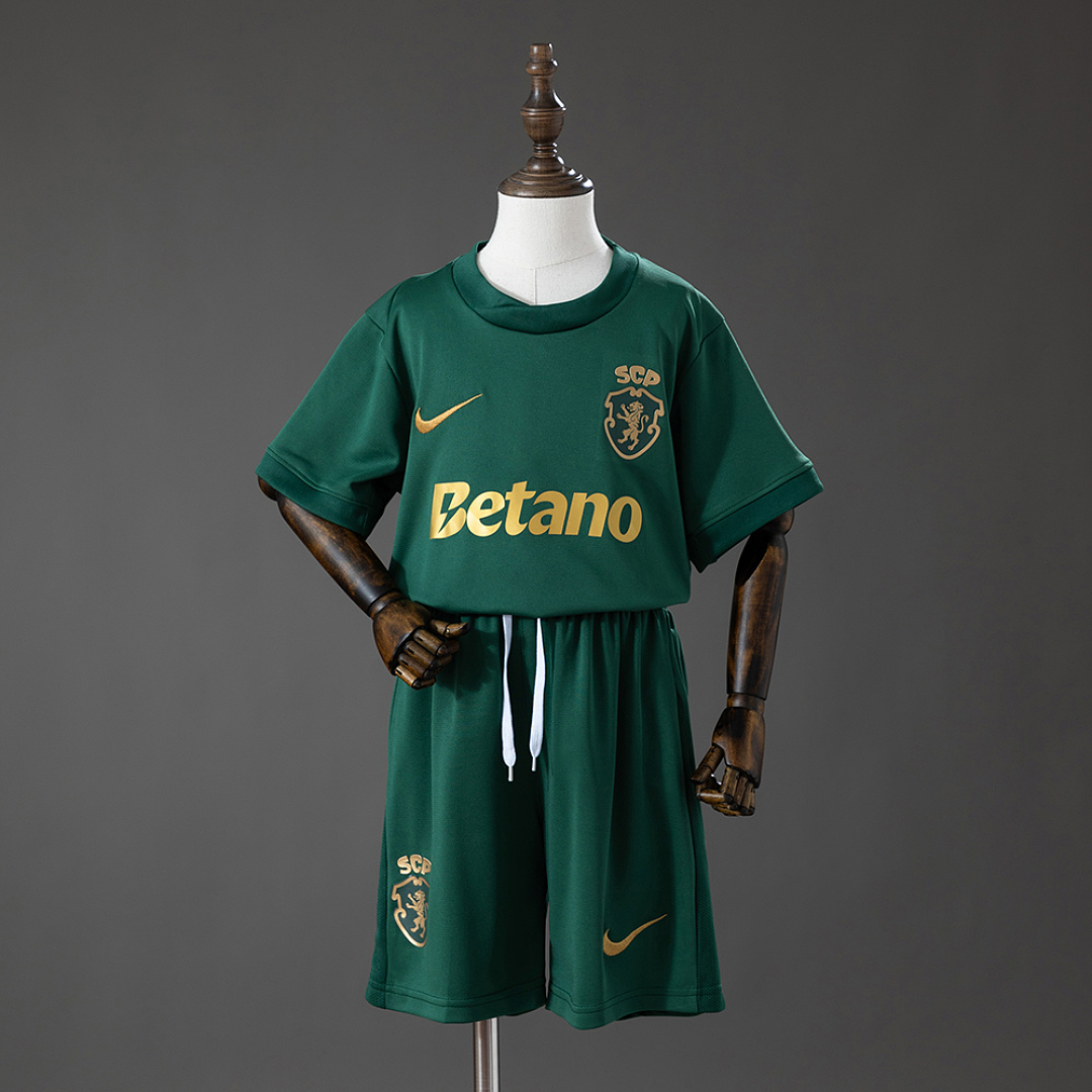 Sporting CP 26/27 120th Anniversary Strike Kids Kit Jersey Size 16-28