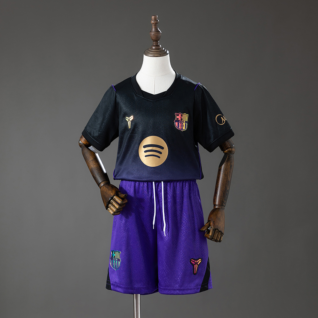 Barcelona x Kobe Bryant 26/27 Away Kids Kit Jersey Size 16-28 3