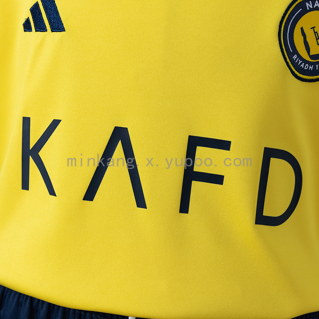 Al-Nassr 26/27 Home Kids Kit Jersey Size 16-28 12