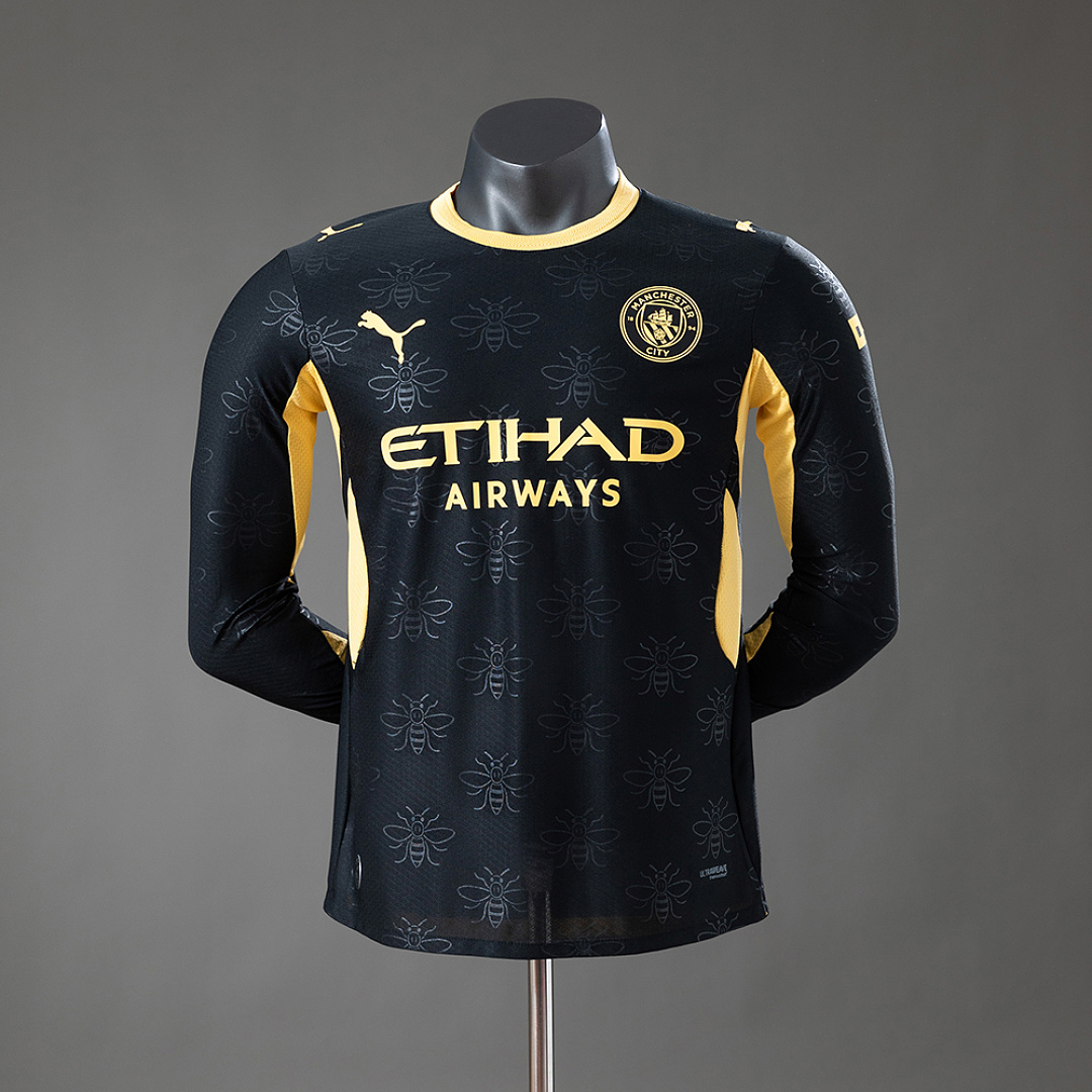 Manchester City 26/27 Away Player Version Long Sleeve Jersey S-3XL