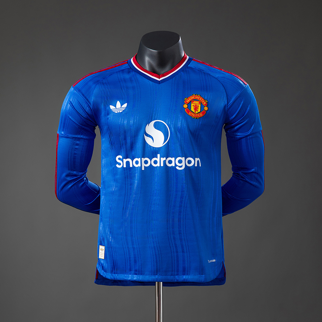 M-U 26/27 Away Player Version Long Sleeve Jersey S-3XL 2