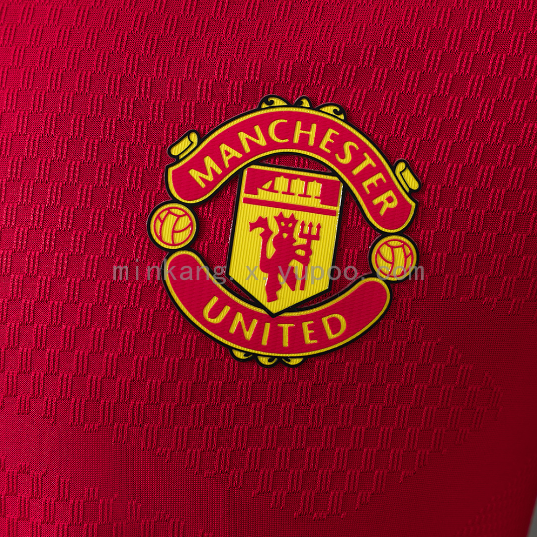 M-U 26/27 Home Player Version Long Sleeve Jersey S-3XL 5