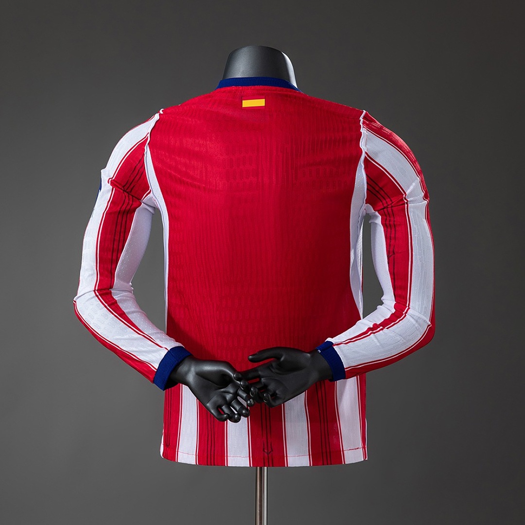 Atletico Madrid 26/27 Home Match Player Version Long Sleeve Jersey S-3XL 3