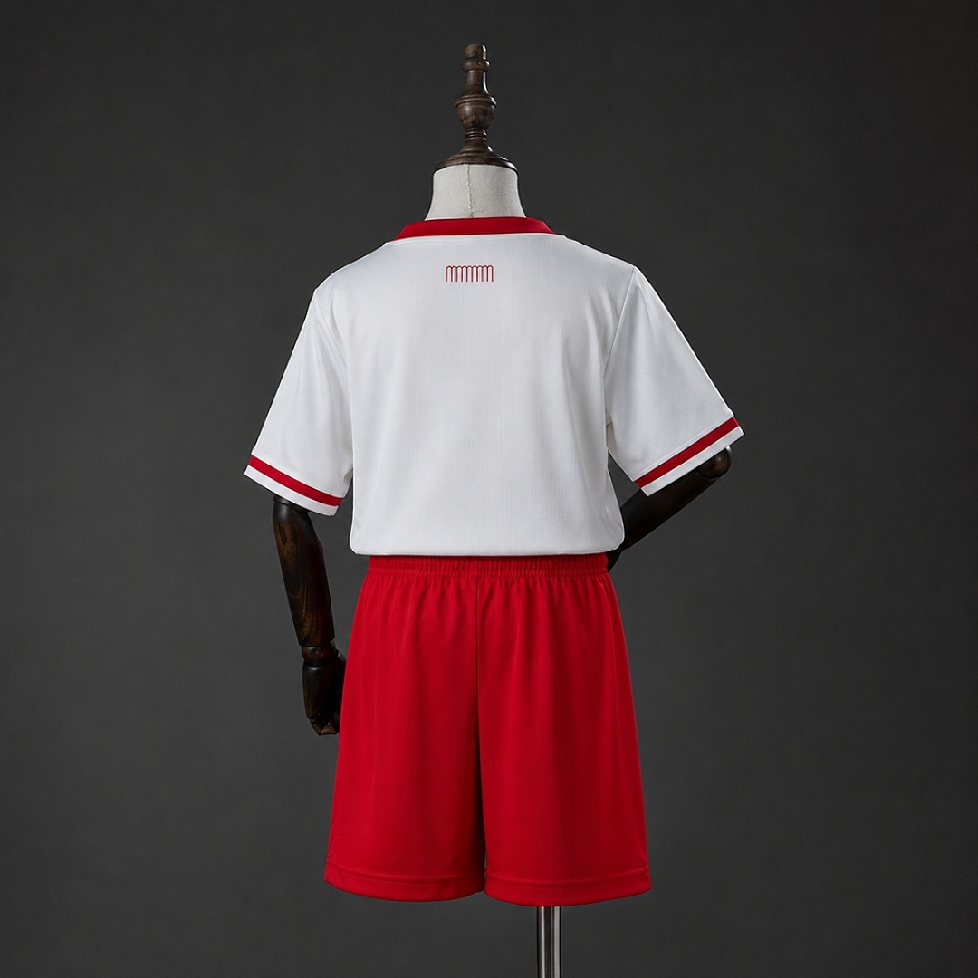 AS Monaco 26/27 Home Kids Kit Size 16-28 2
