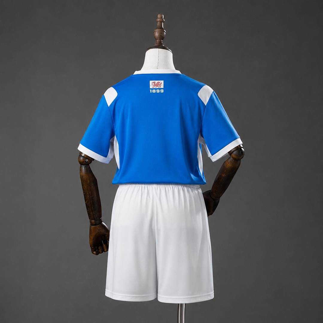 Cardiff City 26/27 Home Kids Kit Size 16-28 2