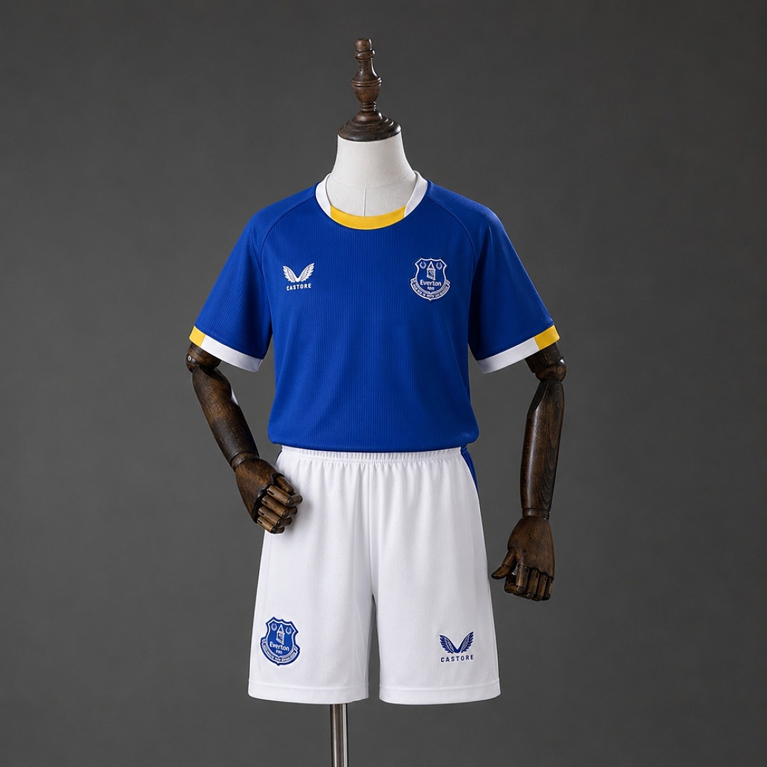Everton 26/27 Home Kids Kit Size 16-28